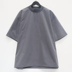 TECH MOCK NECK S/S TEE #CHARCOAL [BE-63025]