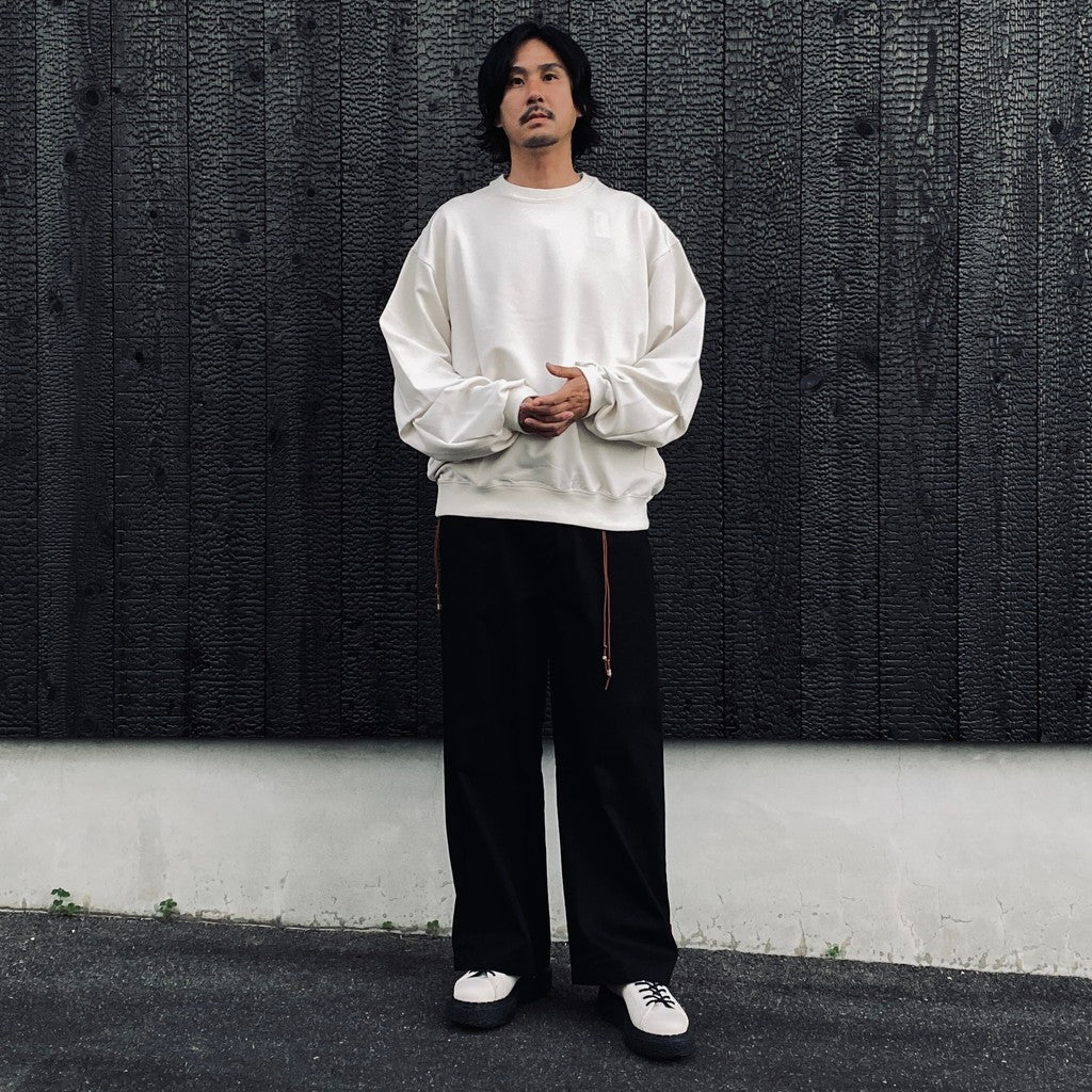 EVD3 Oversized Crewneck #Cream [GOOPI-26AW-SEP-03]
