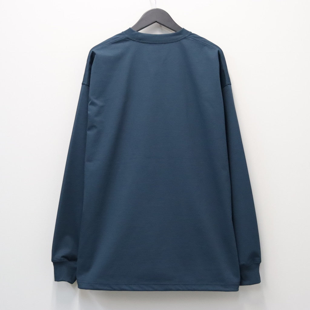 TECH DRAWSTRING TEE L/S #NAVY [BE-31026W]