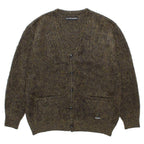 MIX MOHAIR CARDIGAN #KHAKI [26FW-WMK-KN04]