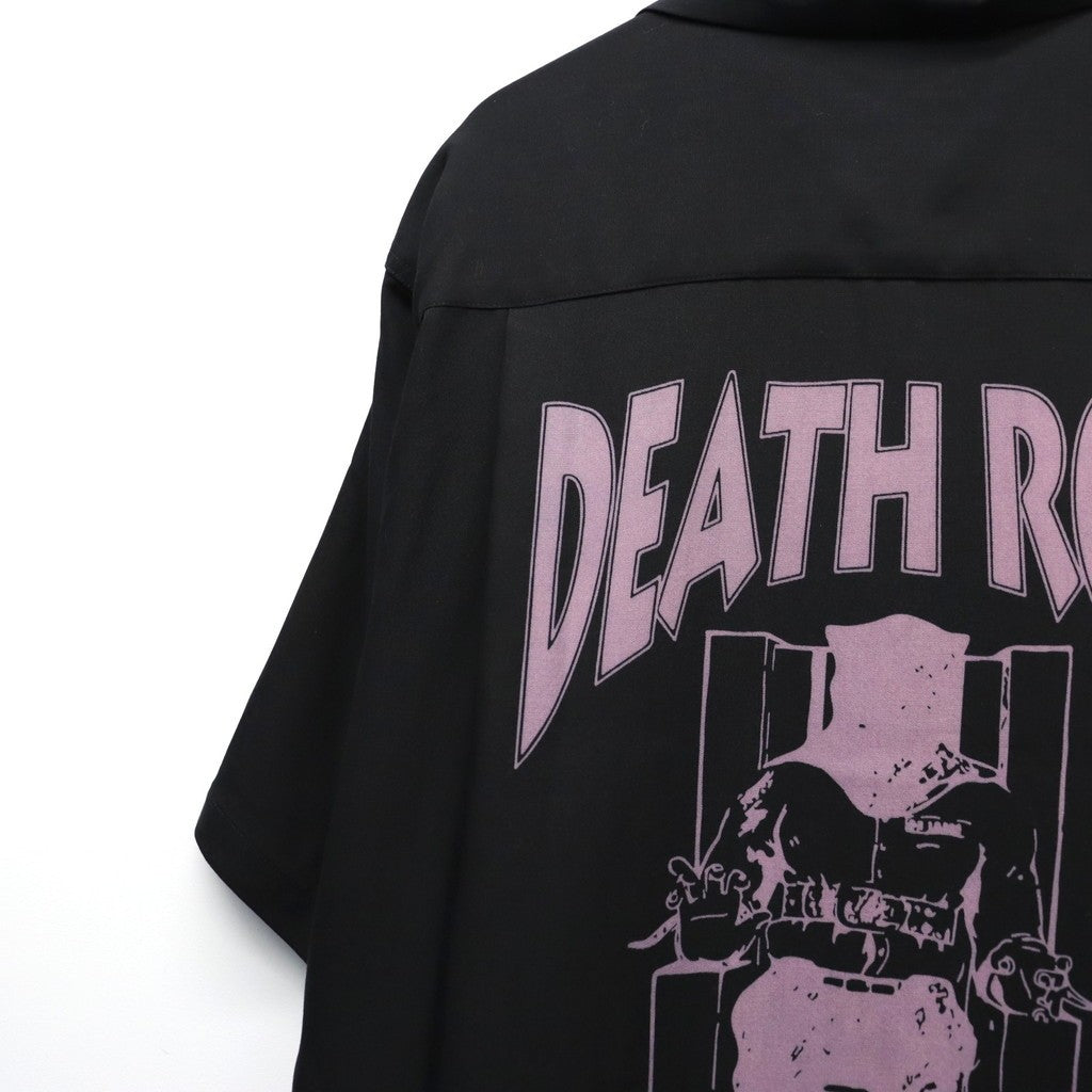 DEATH ROW RECORDS | 50'S SHIRT S/S #BLACK-PURPLE [DEATHROW-WM-OC01]
