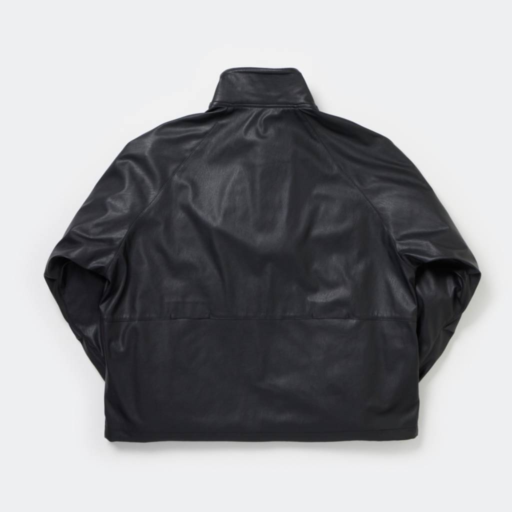 TECH SYNTHETIC SKIN WINDBREAKER JACKET #BLACK [BJ-40025W]
