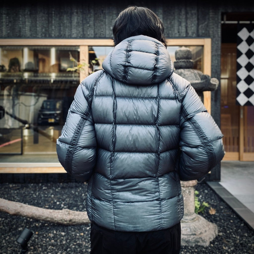 D.D. SHELL HOODED DOWN JACKET #871 ORION BLUE [21CMOW702A -26FWM]