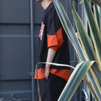 COLLEGE DOBBY S/S T-SHIRT #Black [SU25-T01]