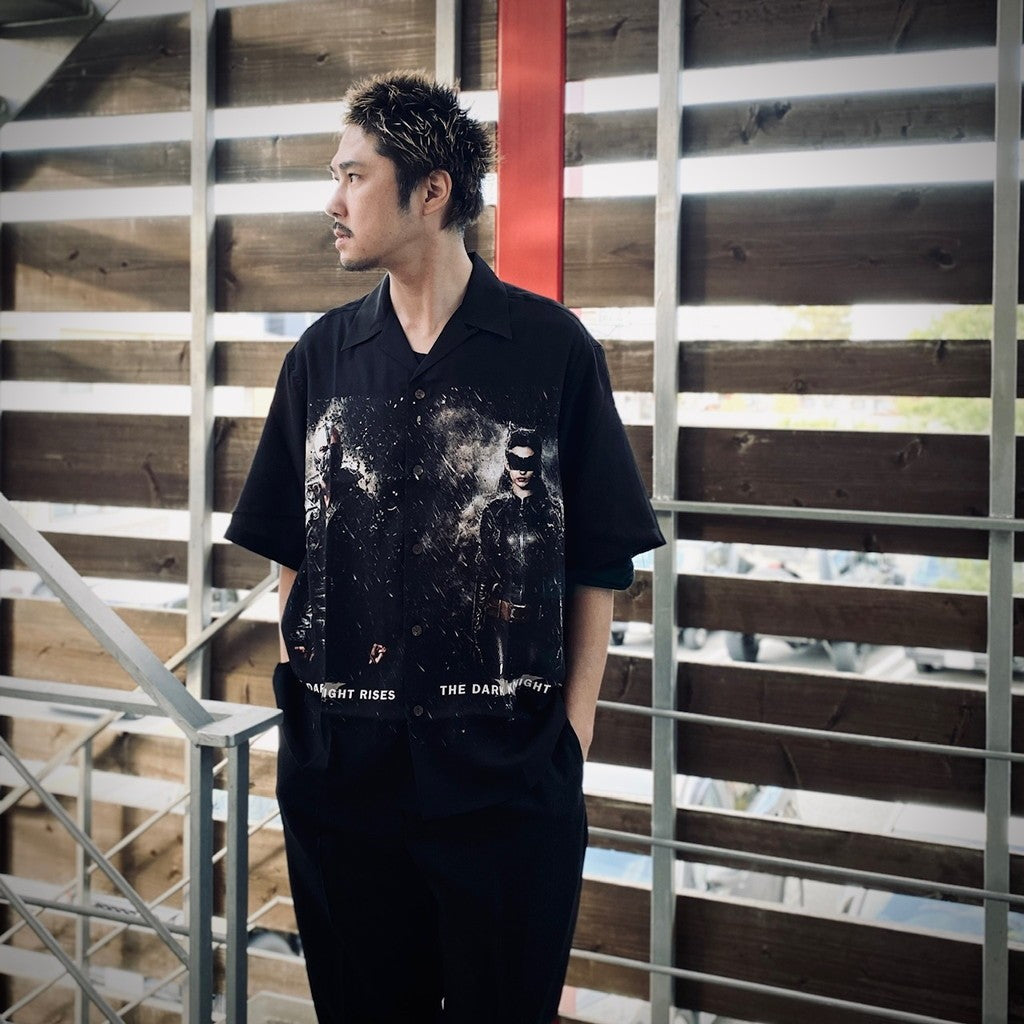 THE DARK KNIGHT TRILOGY | S/S HAWAIIAN SHIRT ( TYPE-3 ) #ONE [TDKT-WM-HI03]