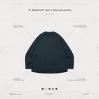 「X_Model-03」 Just A Normal L/S Tee #MARINE [GOOPI-24AW-NOV-01]