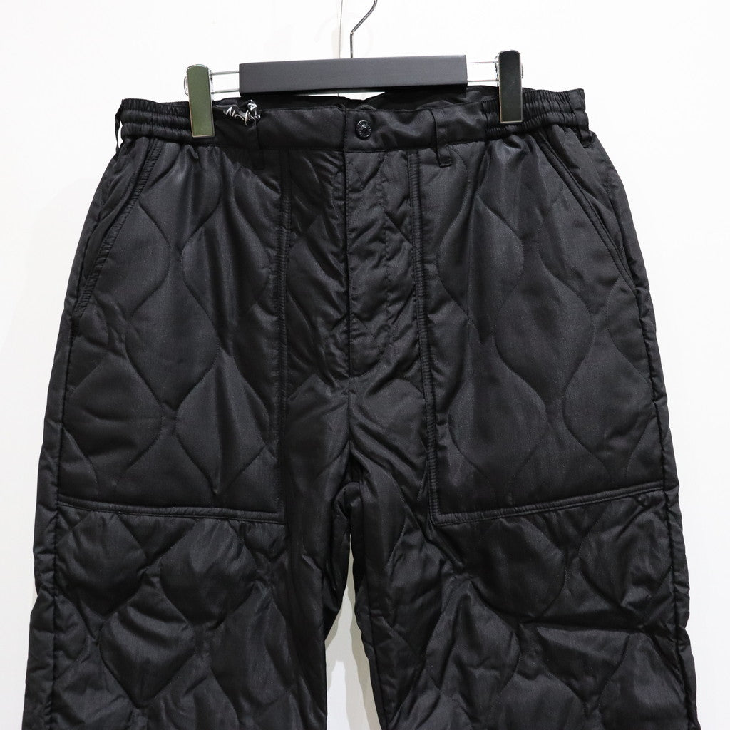 MILITARY DOWN PANTS #BLACK [TAION-131ML-1]