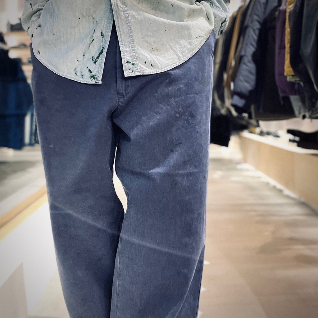 ESSENTIAL CHINO PANTS AGED #AGED NAVY [BW252-ECP] - cocorozashi