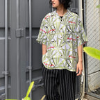 HIGHTIMES | S/S HAWAIIAN SHIRT -TYPE 1- #PURPLE [HIGHTIMES-WM-HI05]