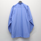 TECH REGULAR COLLAR SHIRT L/S SOLID #SAX [BE-81026]