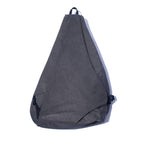 TEXTURED TWILL LAYERED SLINGER BAG #CHARCOAL [FTT36262B0009]