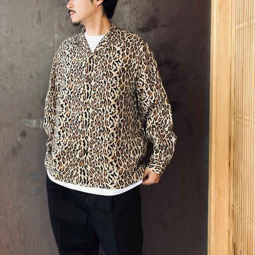 HAWAIIAN SHIRT L/S #BEIGE [26FWE-WMS-HI01]
