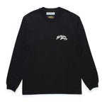 56 TATTOO STUDIO | WASHED HEAVY WEIGHT CREW NECK LONG SLEEVE T-SHIRT #BLACK [56TS-WM-LT03]