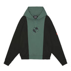 PANELED TWO TONE HOODIE #GREEN [CES25CS14]