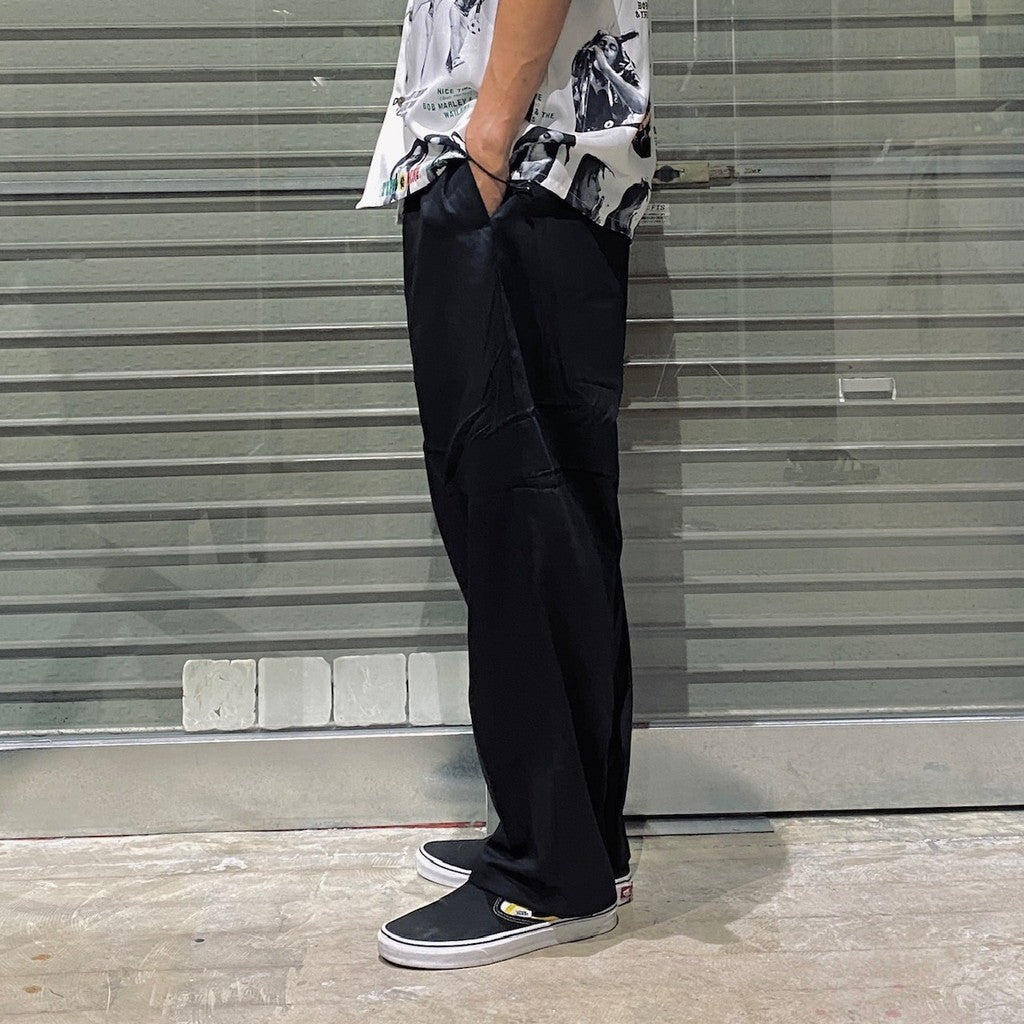 TWILL BOHEMIAN PANTS #BLACK [24FW-B06]