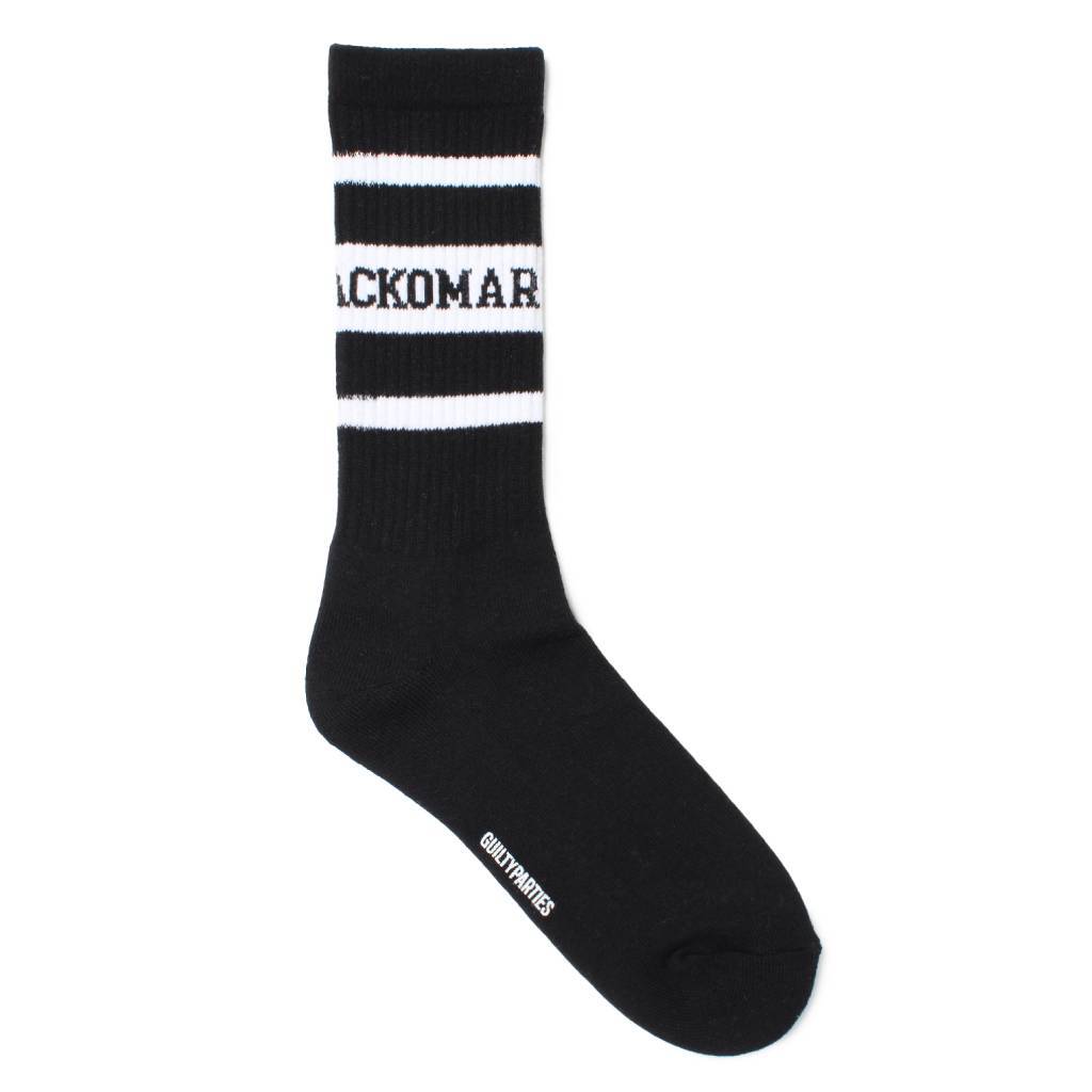 SKATER SOCKS (TYPE-1) #BLACK-WHITE [25SS-WMA-SO01]