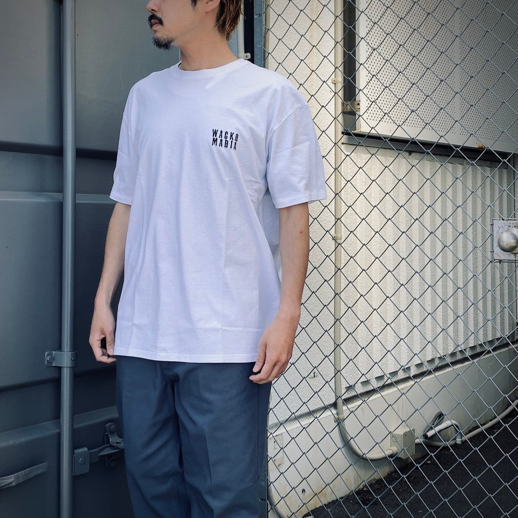 水洗重磅圓領T卹（第3型）#白色 [25SS-WMT-WT03]