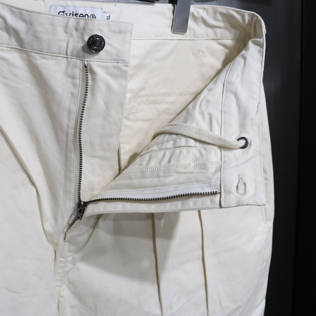 TWILL BOHEMIAN PANTS #WHITE [24SS-B06]