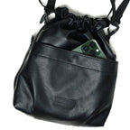 DRAW STRING BAG (LE) #BLACK [BCL-114]