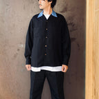 SWITCHING SHIRT L/S #BLUE [26FWE-WMS-OC05]