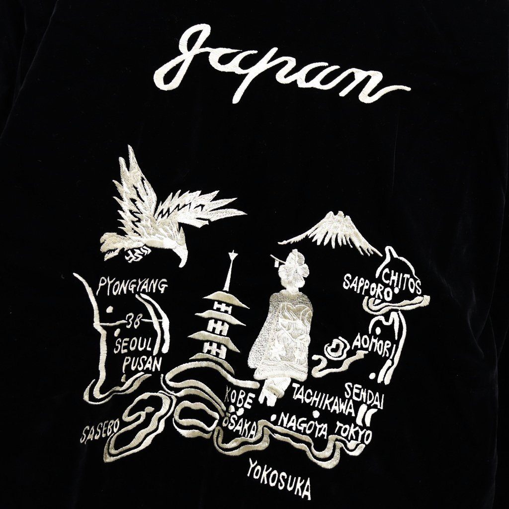 REVERSIBLE 「SKAJAN」 DOWN JACKET #BK×SILVER BGE [TAION-JK04JS]