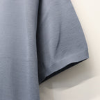 TECH KNIT POLO S/S #SMOKE BLUE [BE-43026]