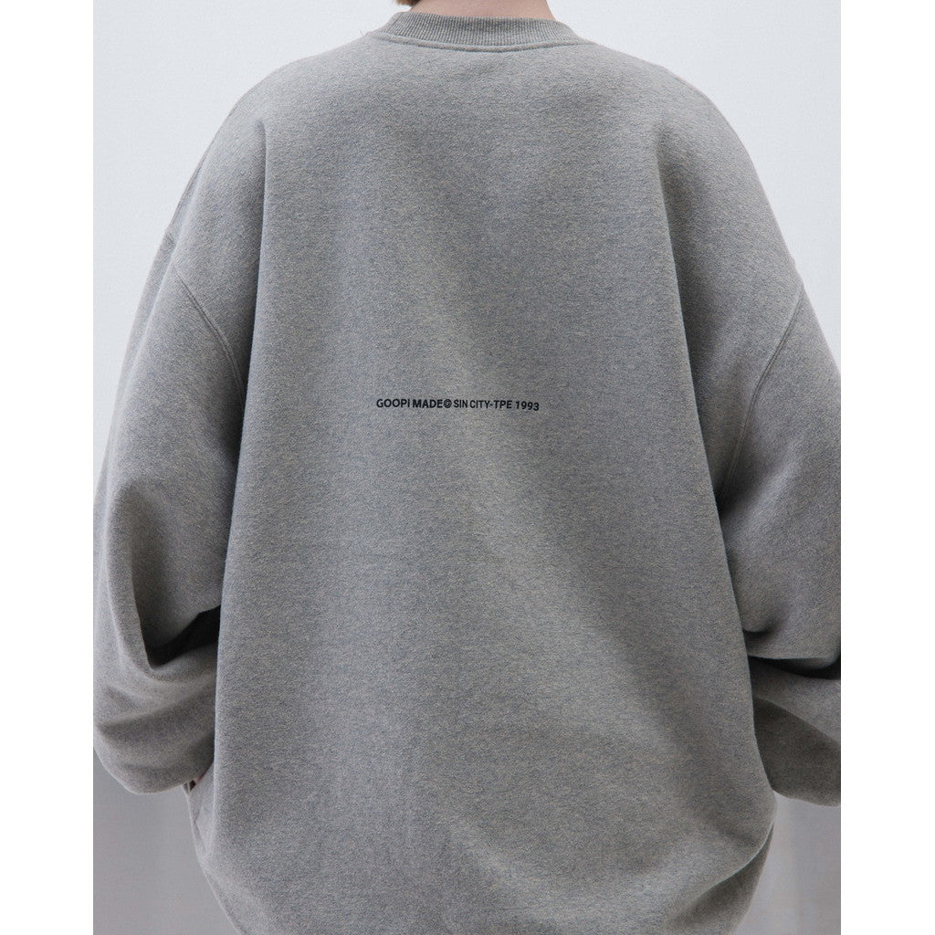 「RE-C01」Ryoiki Exp. 超大圓領毛衣 #M-GRAY [GOOPI-23AW-DEC-03]