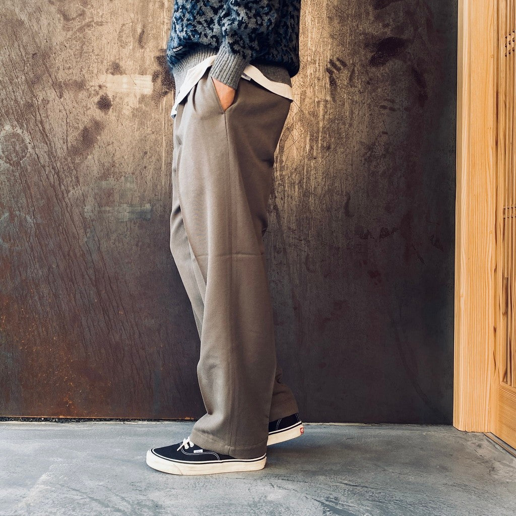 DOUBLE PLEATED CHINO TROUSERS ( TYPE-2 ) #GRAY [25FW-WMP-PT02]