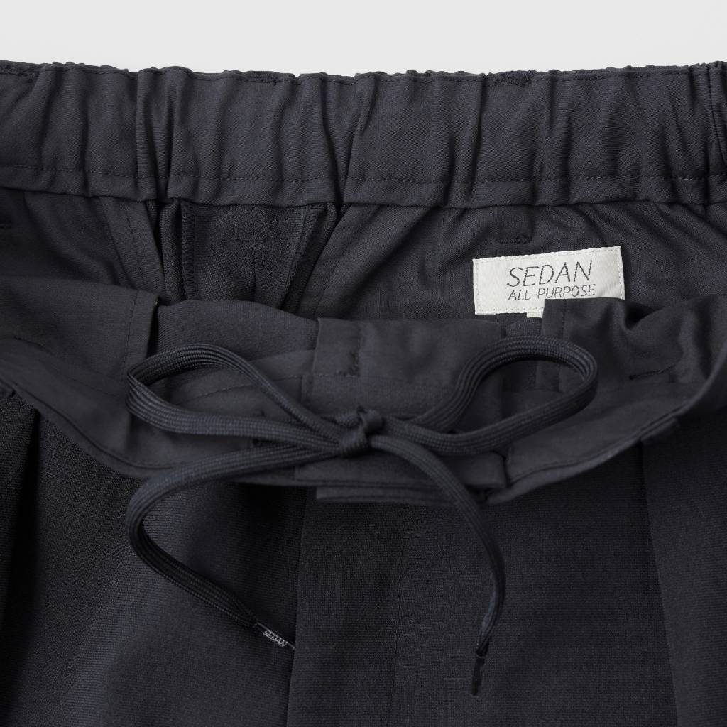 Ventilation Wide Slacks #Black [SD26S-PT05] - cocorozashi 三重県