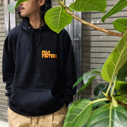 PULP FICTION | PULLOVER HOODED SWEAT SHIRT ( TYPE-1 ) #BLACK [PF-WM-SS08]