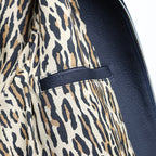 SINGLE RIDERS LEATHER JACKET ( TYPE-2 ) #D-BLUE [26SS-WMO-BL02]