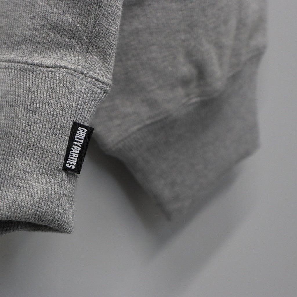 HEAVY WEIGHT CREW NECK SWEAT SHIRT #GRAY [25FWE-WMC-SS03]