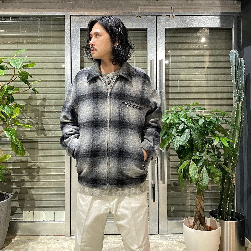 OMBRE CHECK 50'S JACKET (TYPE-2) #GRAY [24FW-WMO-BL22]