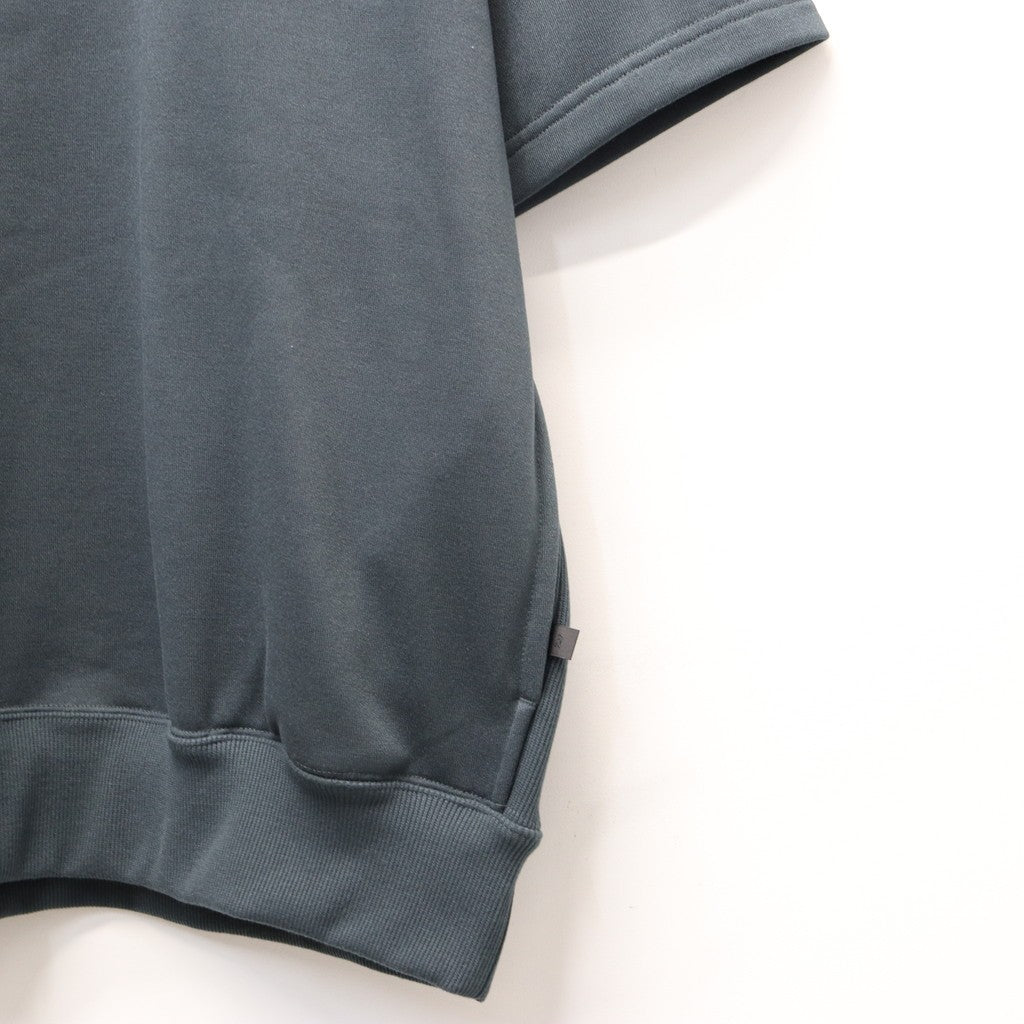 TECH SWEAT CREW S/S #INK BLACK [BE-51026]