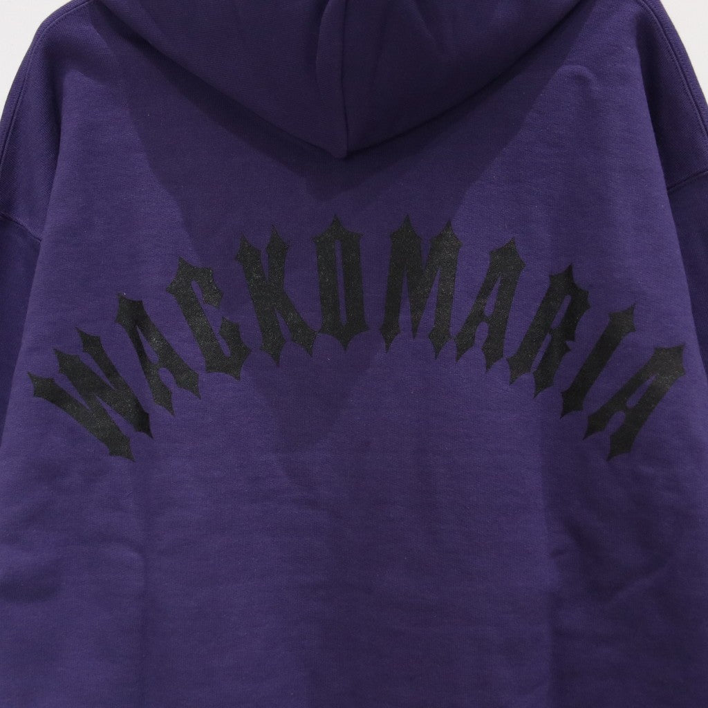 HEAVY WEIGHT PULLOVER HOODED SWEAT SHIRT ( TYPE-2 ) #PURPLE [25SS-WMC-SS04]