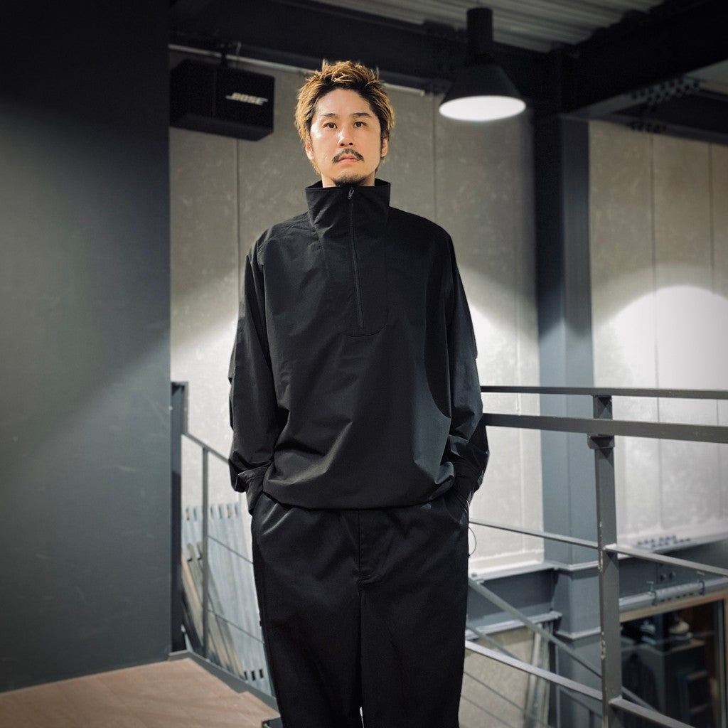 TECH HALFZIP STAND JACKET #BLACK [BJ-60025]