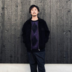 SUEDE LEATHER 50'S JACKET ( TYPE-1 ) #BLACK [25SSE-WMO-BL03]