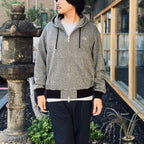 Tweed Hooded Active Jacket #Grey [SD26F-JK02]