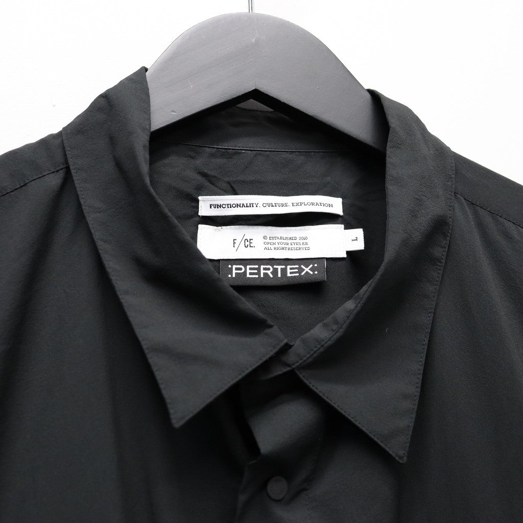 PERTEX UTILITY LONGLINE SHIRT #BLACK [FPA02261U0004]