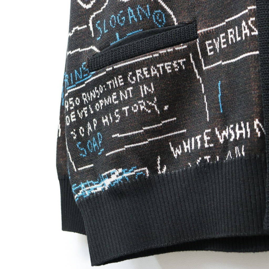 JEAN-MICHEL BASQUIAT | CARDIGAN ( TYPE-1 ) #ONE [BASQUIAT-WM-KN14]