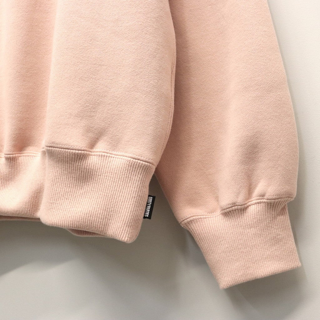 MIDDLE WEIGHT CREW NECK SWEAT SHIRT #PINK [26SS-WMC-SS08]