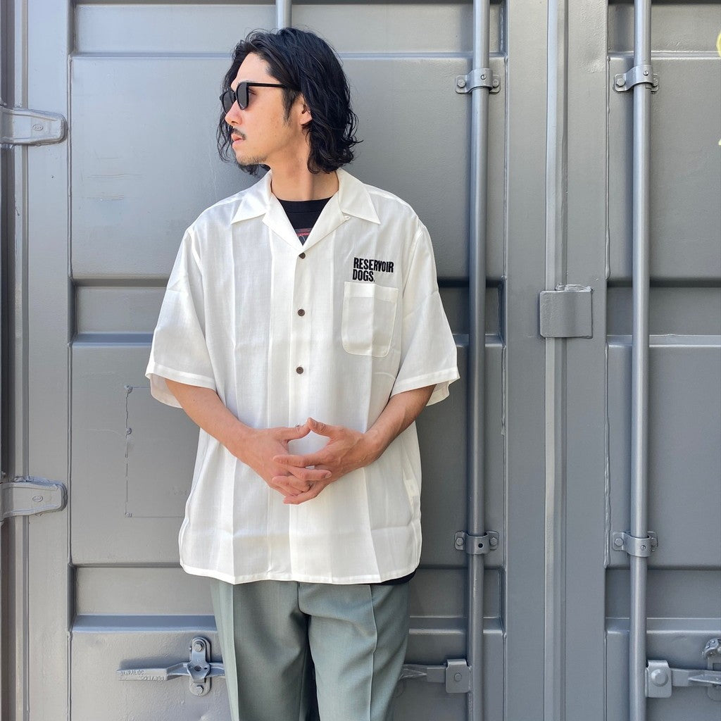 RESERVOIR DOGS | S/S HAWAIIAN SHIRT -TYPE 1- #WHITE [RD-WM-HI01]