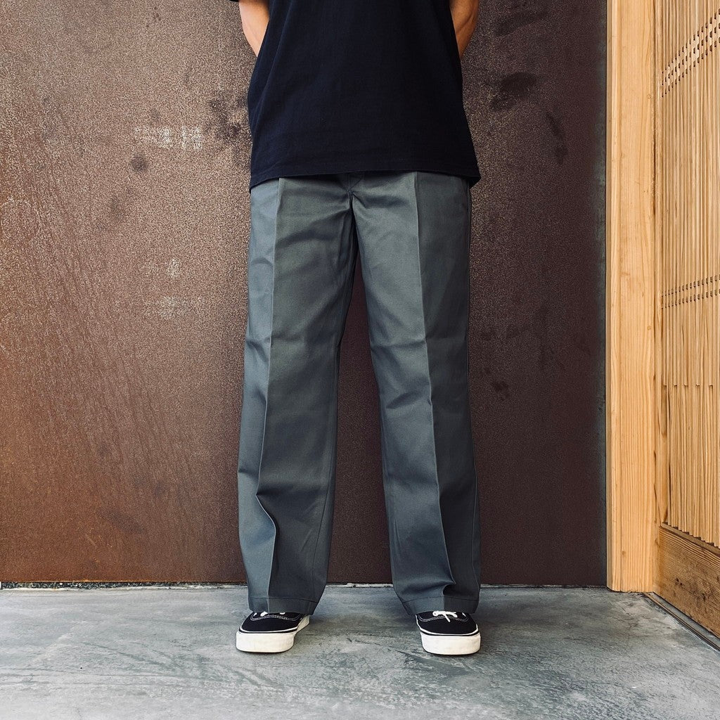DICKIES | PLEATED TROUSERS #CHARCOAL [26FW-WMP-DC01]