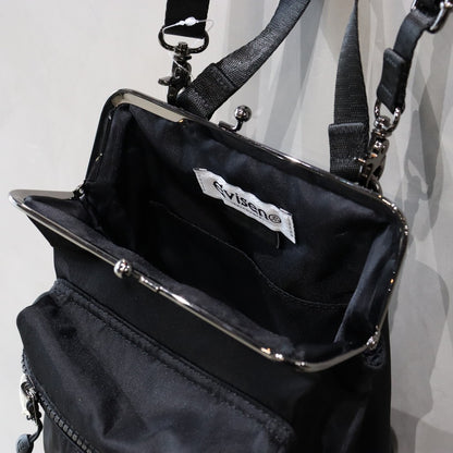 GAMAGUCHI SHOULDER #BLACK [24FW-A14]