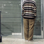 腰部束褲 #米色 [P2464303]