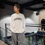 COLLEGE L/S T-SHIRT #White [SS25-T03]