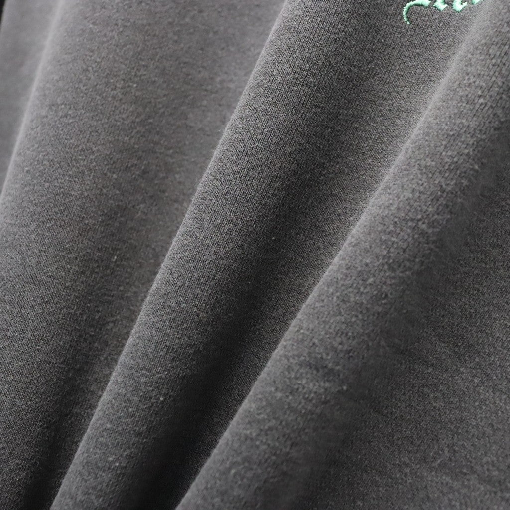 WASHED MIDDLE WEIGHT CREW NECK SWEAT SHIRT ( TYPE-3 ) #GRAY/GREEN [26FWE-WMC-SS05]