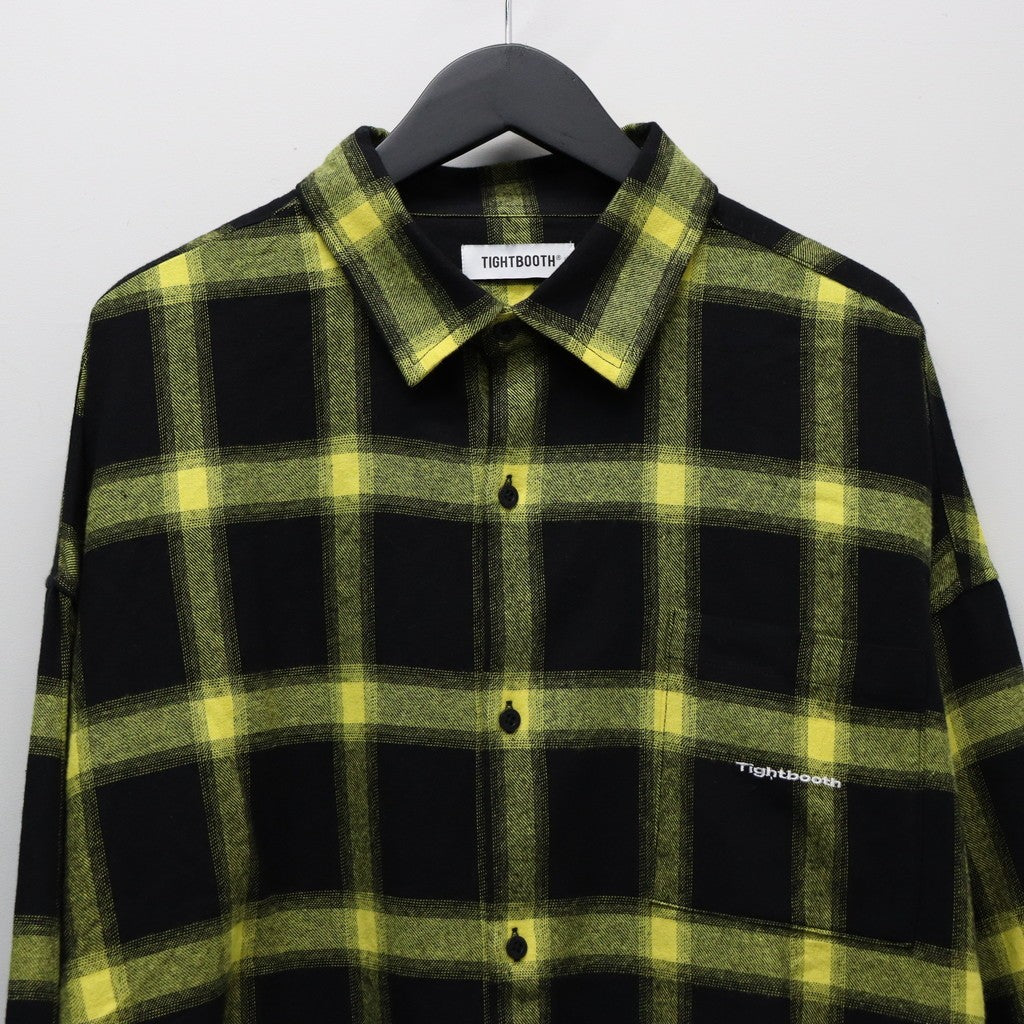 PLAID LS SHIRT #Yellow [FW25-S01]