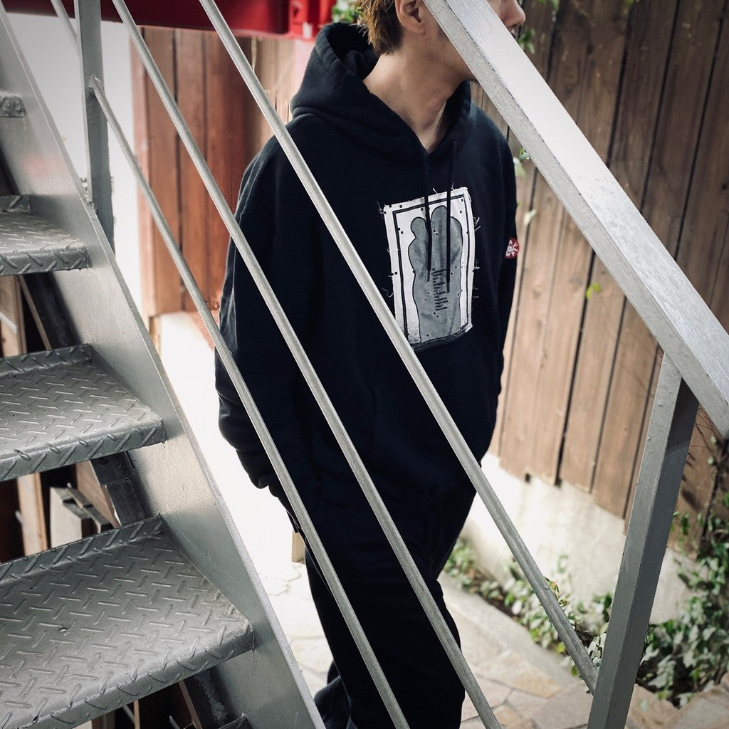 AS 5d_or HOODY #BLACK [CES27CS04]