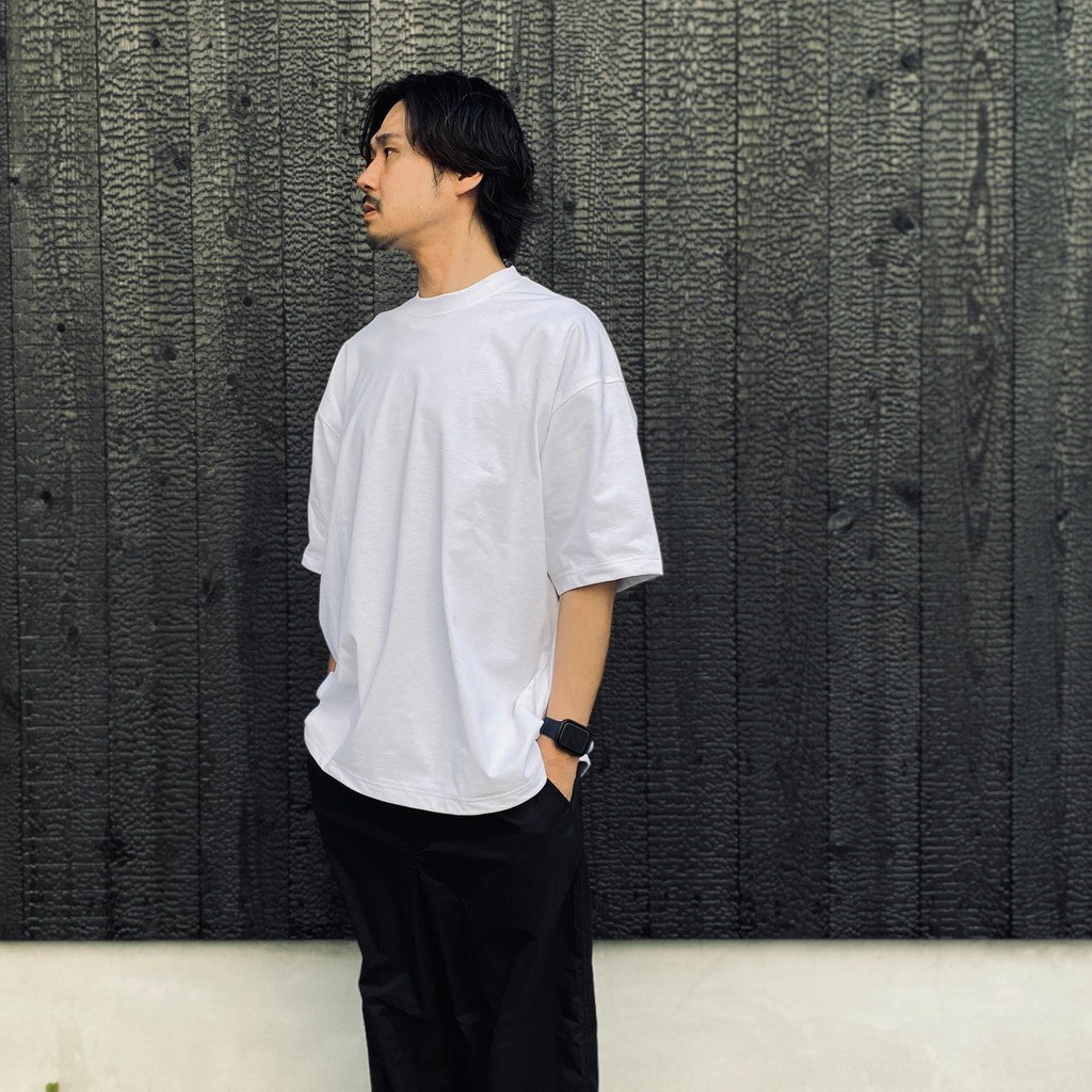 TECH DRAWSTRING S/S TEE #WHITE [BE-35026]